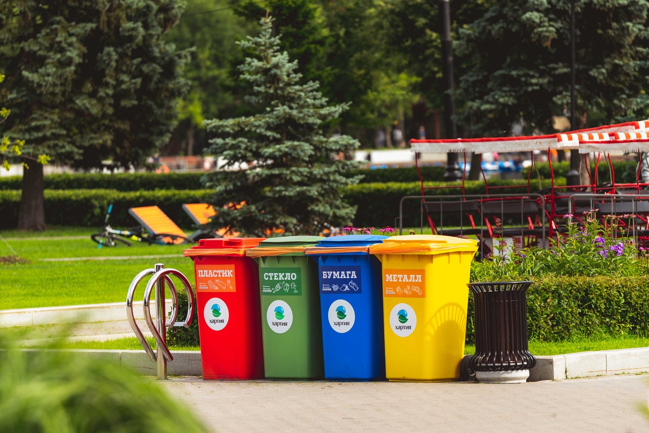 Poubelles Multicolores